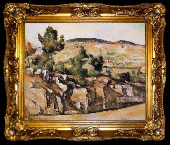 framed  Paul Cezanne Provence mountain, ta009-2